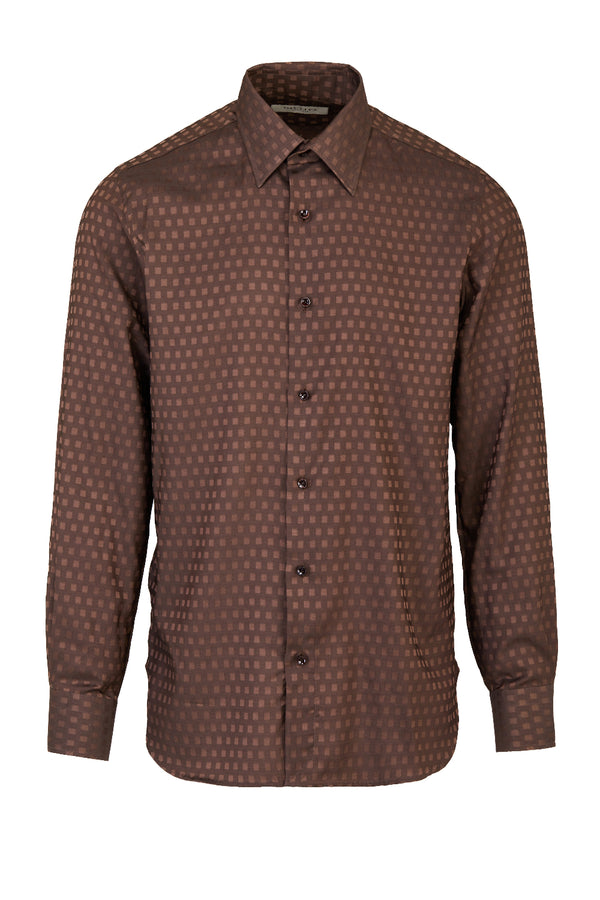 The Luigi Shirt Brown Check