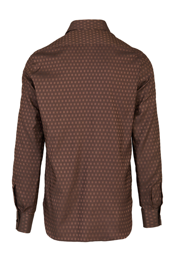 The Luigi Shirt Brown Check