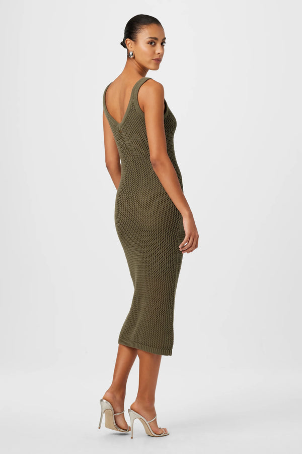 Kayla Crochet Tank Midi Dress