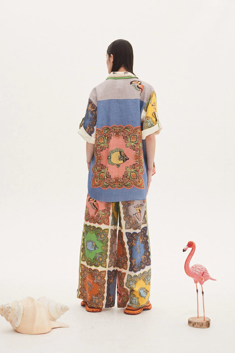 Trippy Troppo Embroidery Shirt