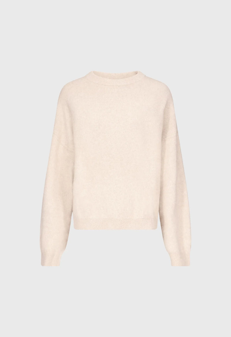 Tristan Loose Fit Sweater Stone Mélange