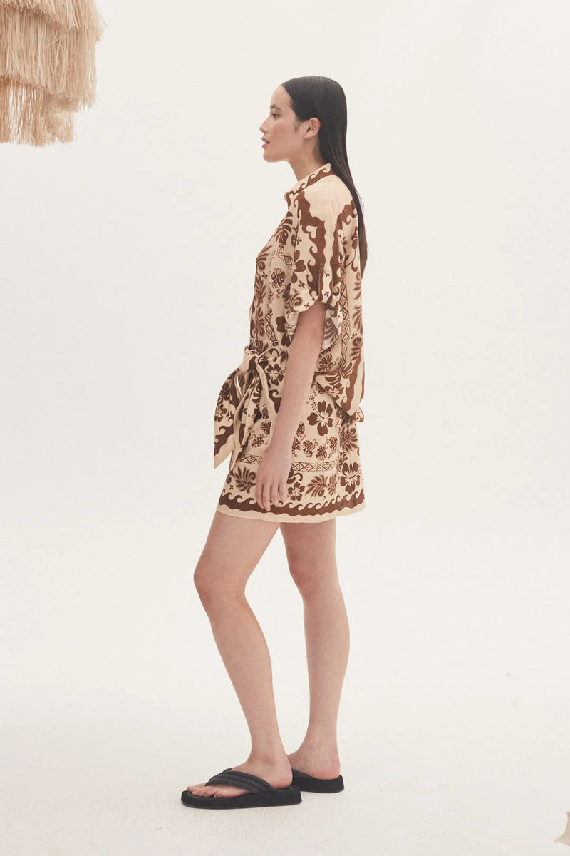 Tropics Sarong Mini Skirt