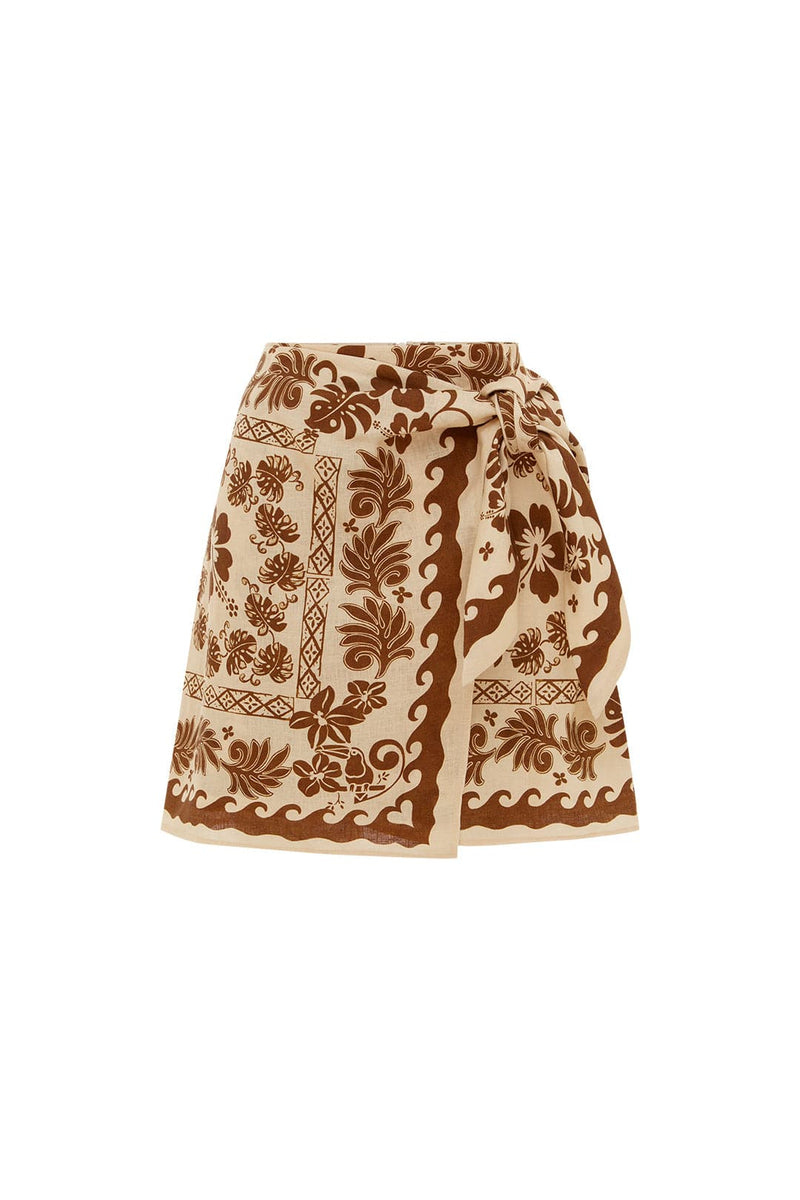 Tropics Sarong Mini Skirt