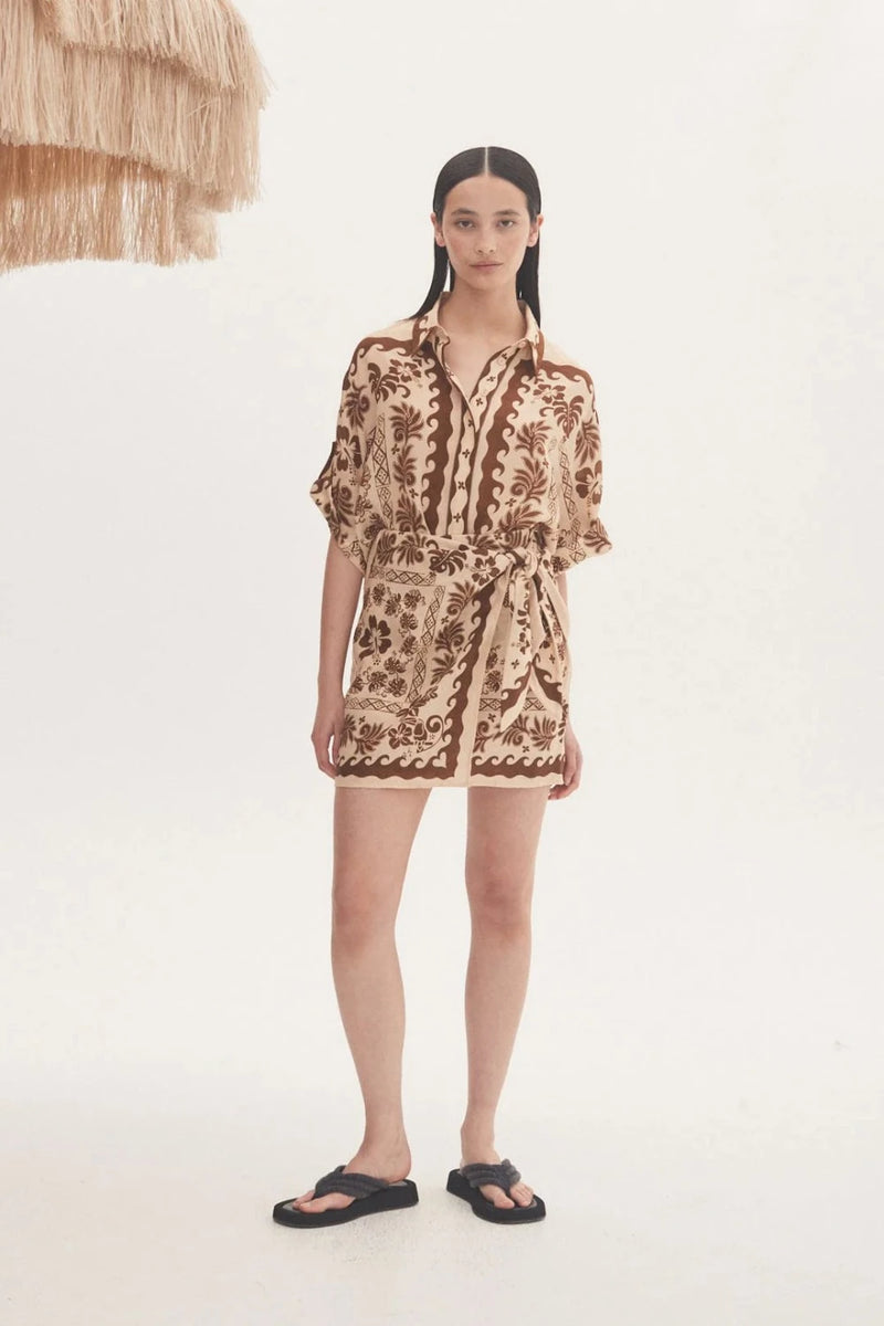 Tropics Sarong Mini Skirt