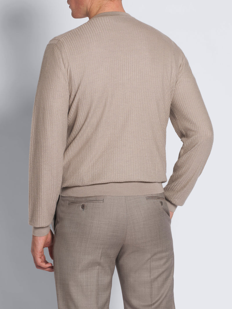 Crew Neck Sweater Beige