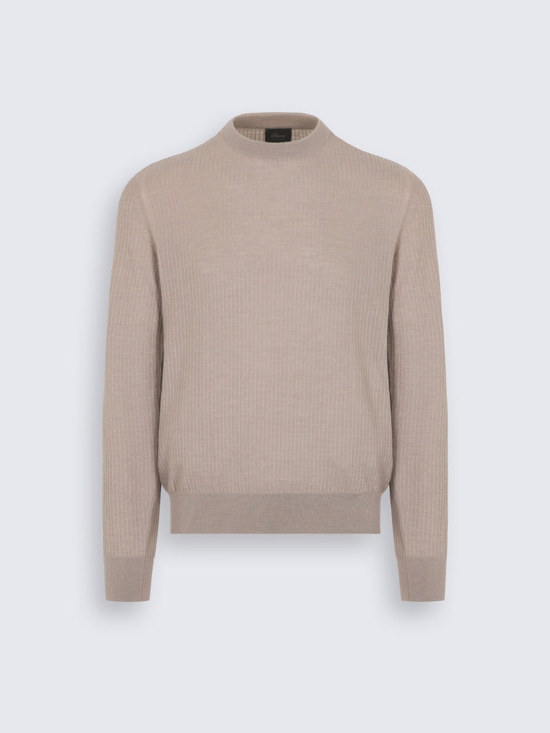 Crew Neck Sweater Beige