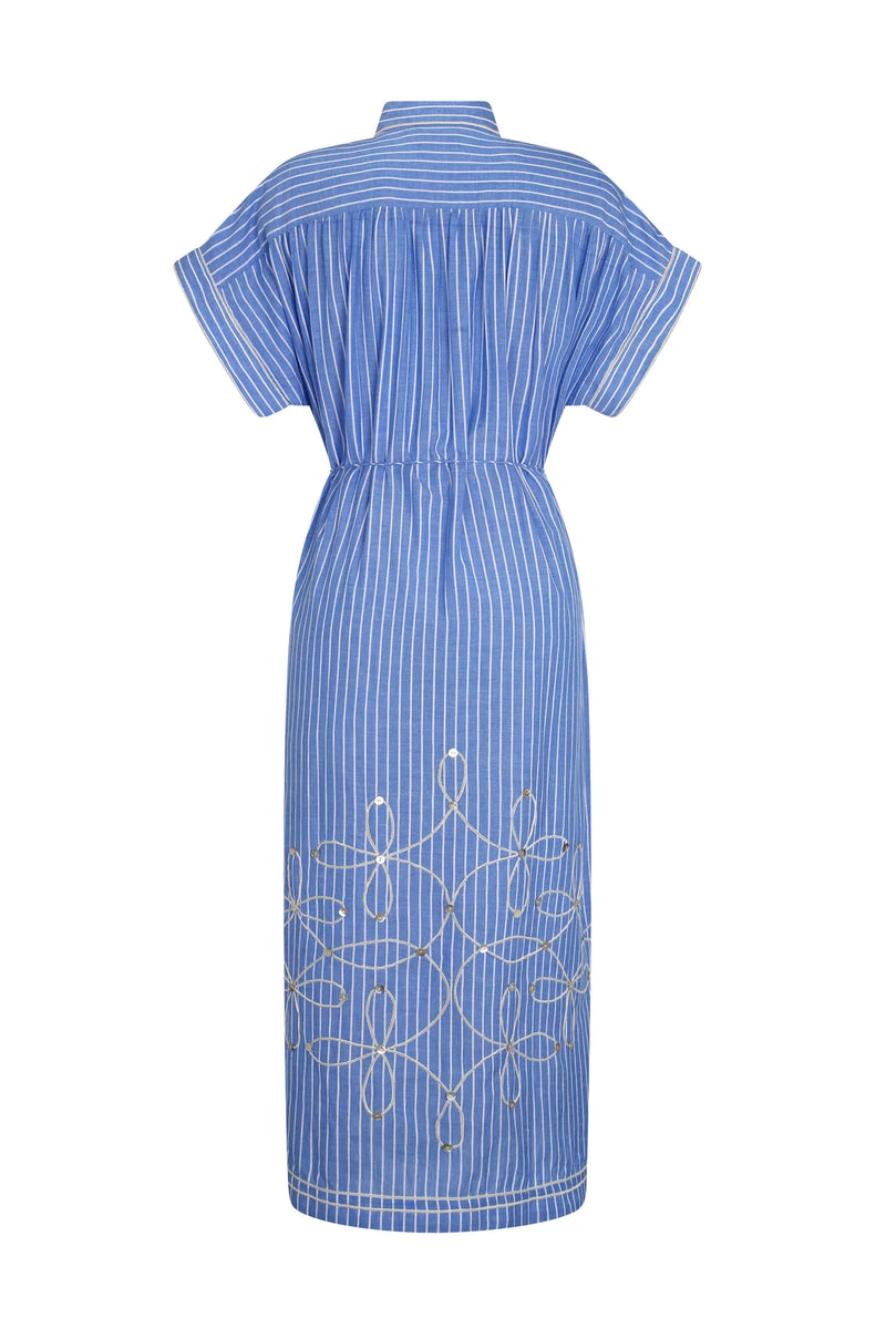 Valerie Kaftan Blue Stripes