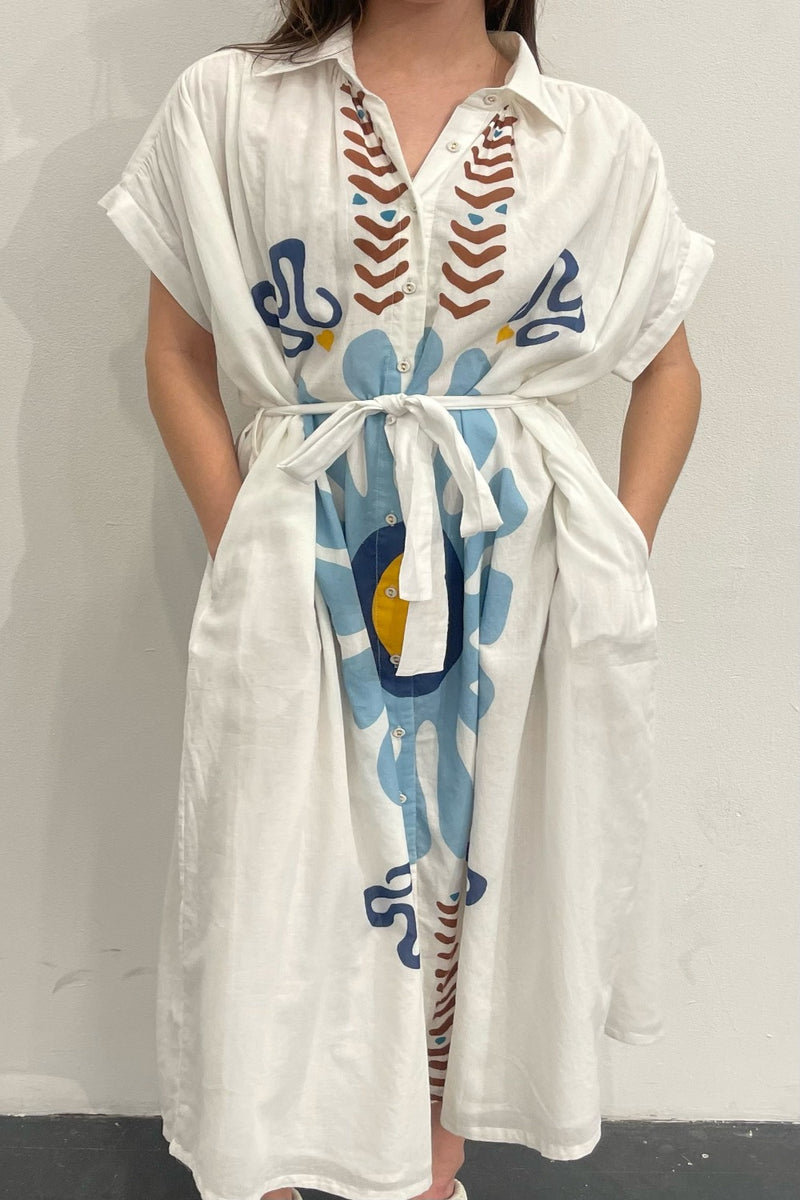 Valerie Kaftan Floral Tiles Gardenia