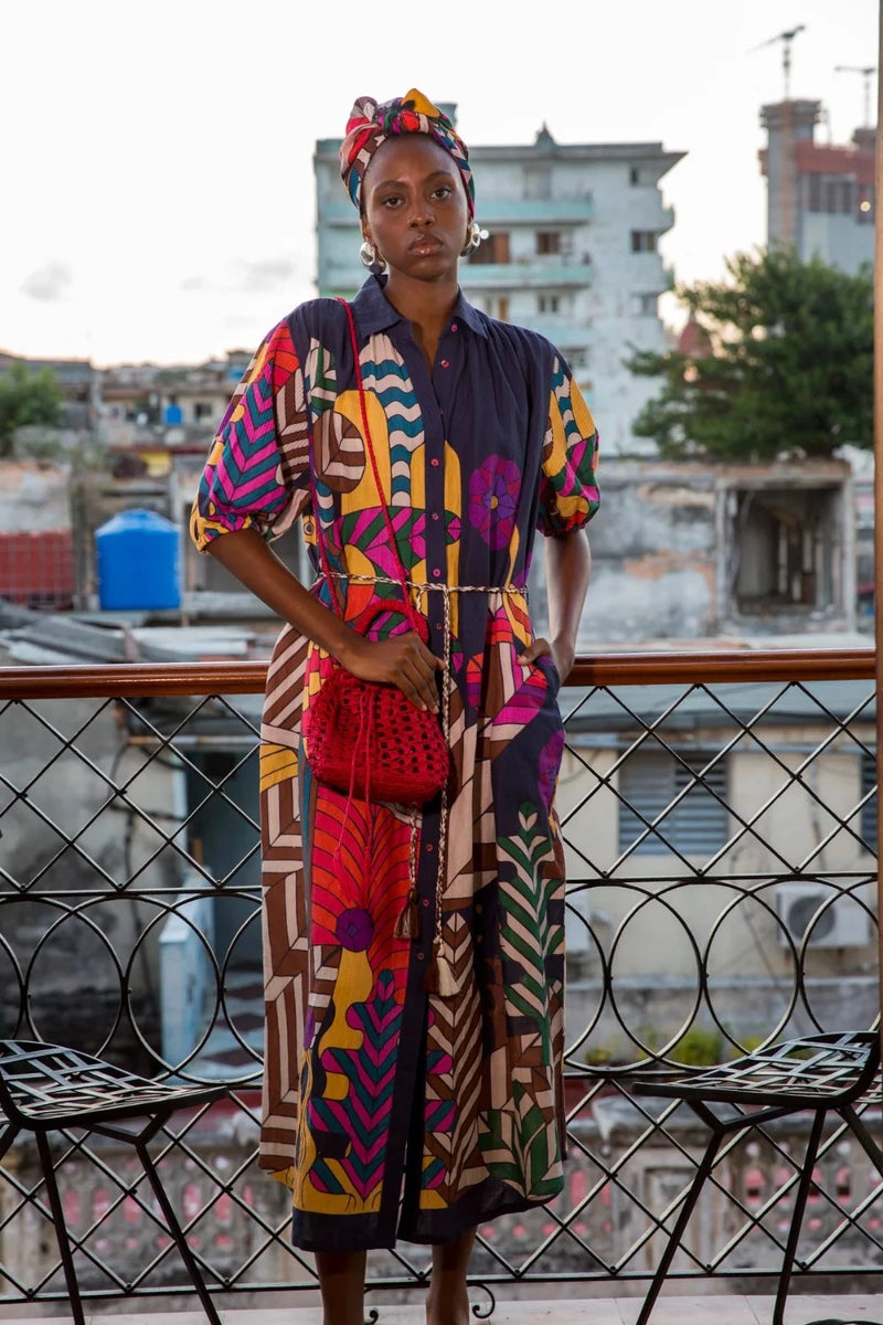 Valerie Pleated Kaftan