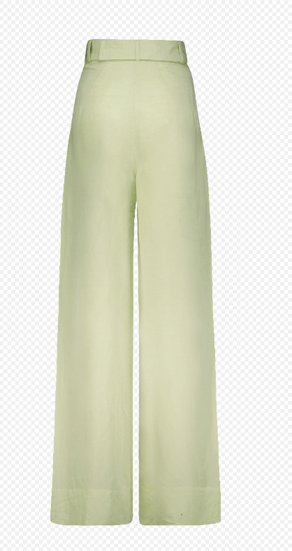 Wide Leg Pleated Pant Pear