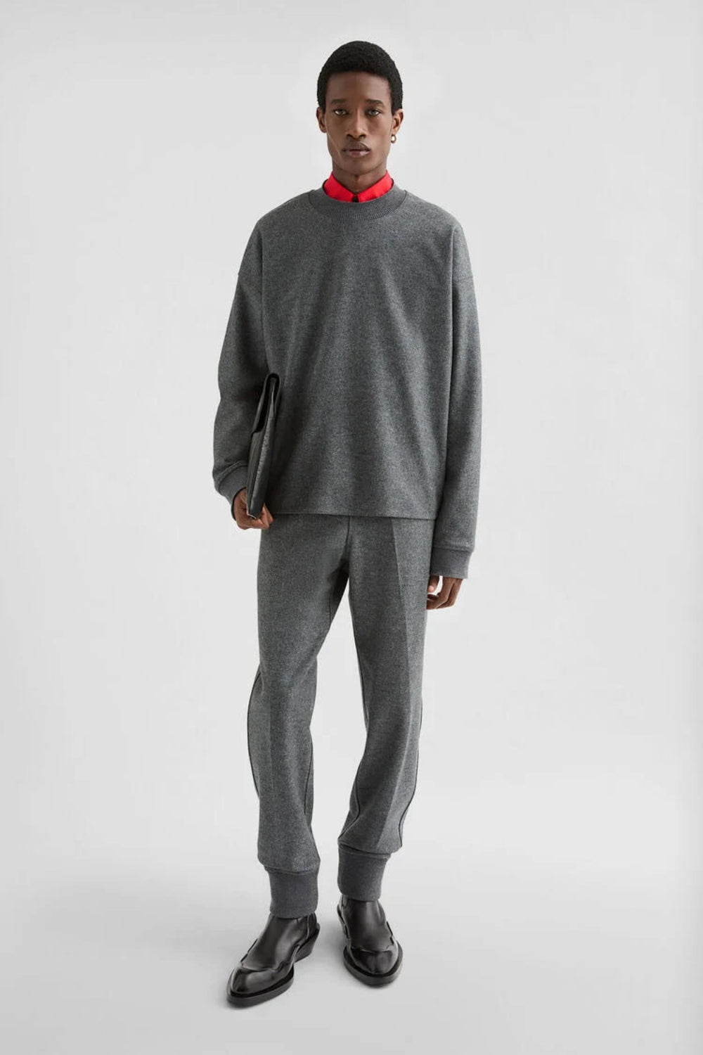 Wool Melton Crew-Neck Sweatshirt – CURIO at Faena Bazaar