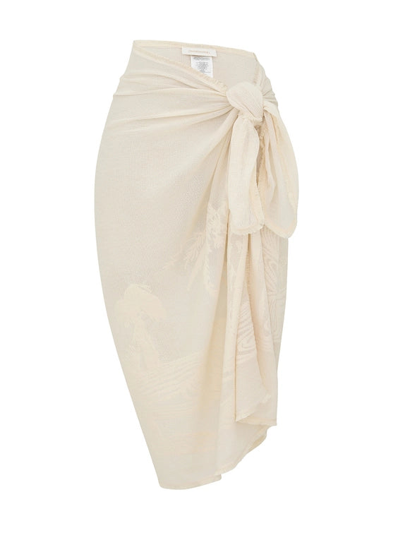 Woven Pareo Ivory