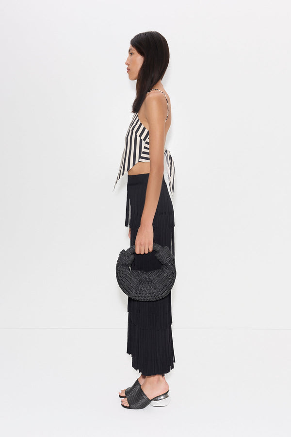 Za Za Knit Fringe Skirt