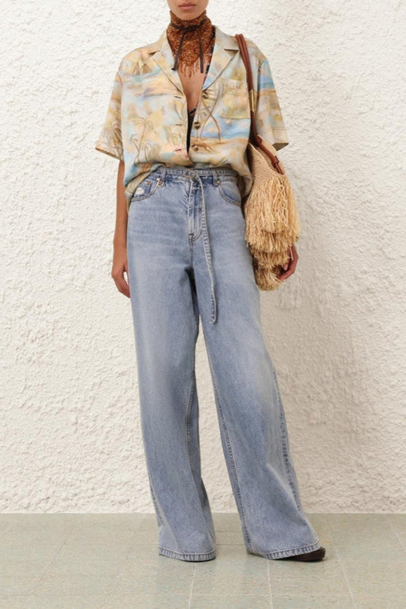 Illuminate Relaxed Flare Jean