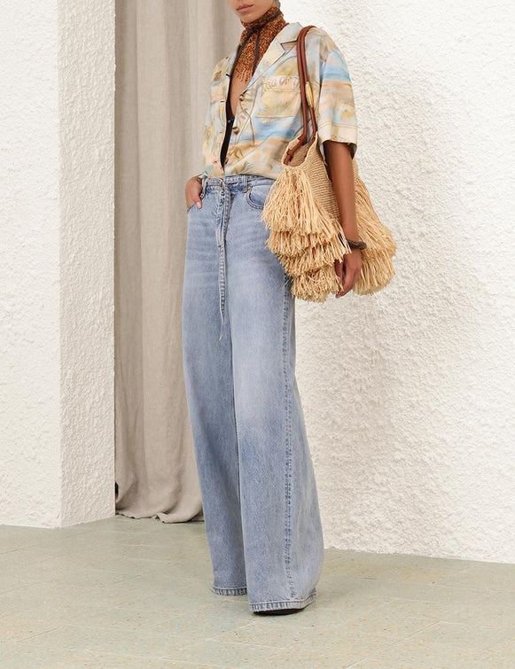 Illuminate Relaxed Flare Jean