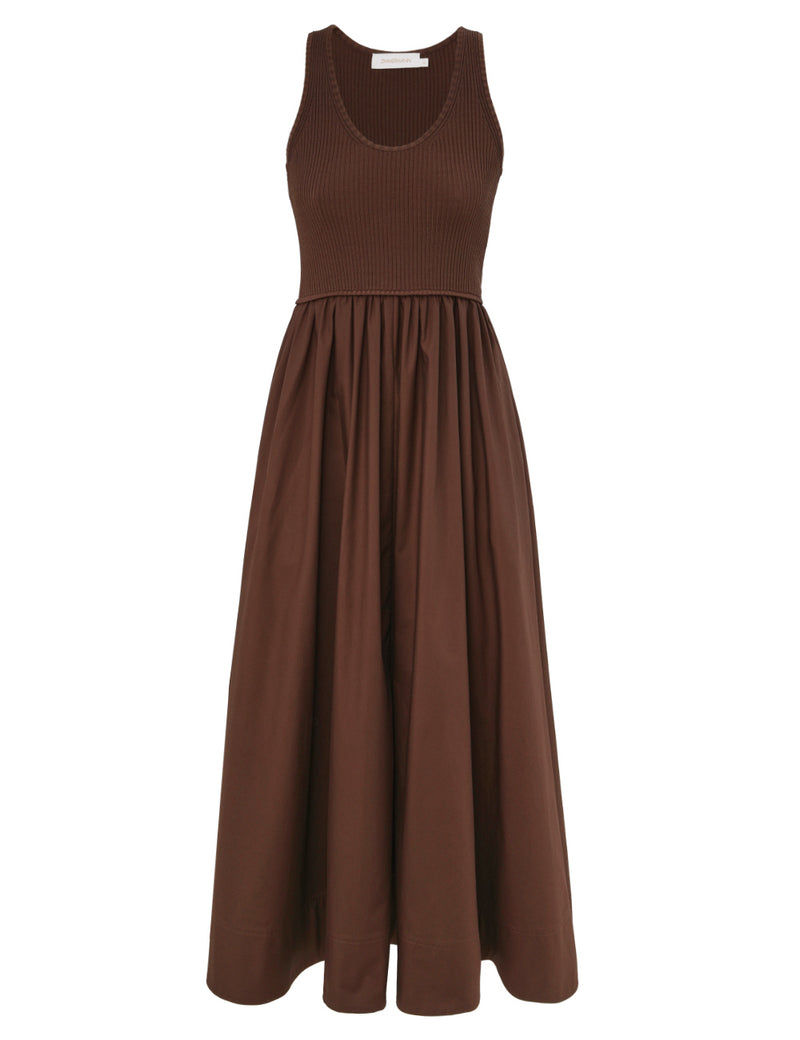 Poplin Racer Dress