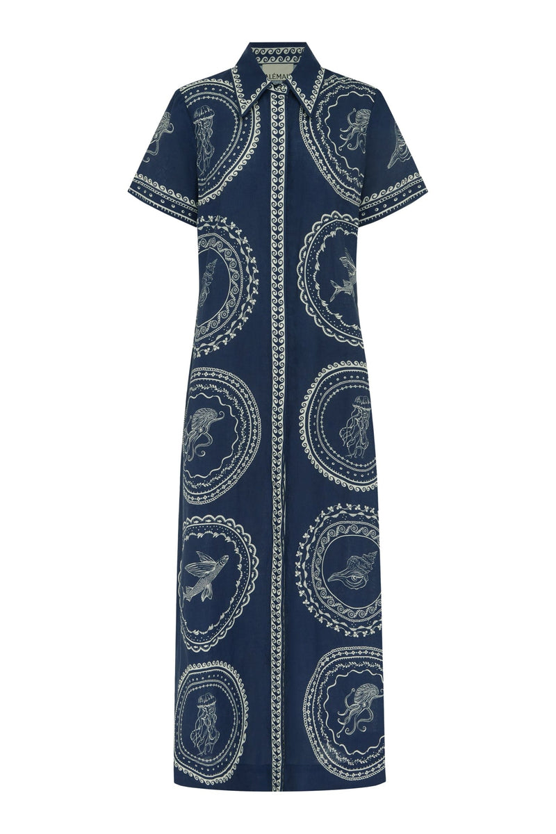 Oceane Linen Shirtdress