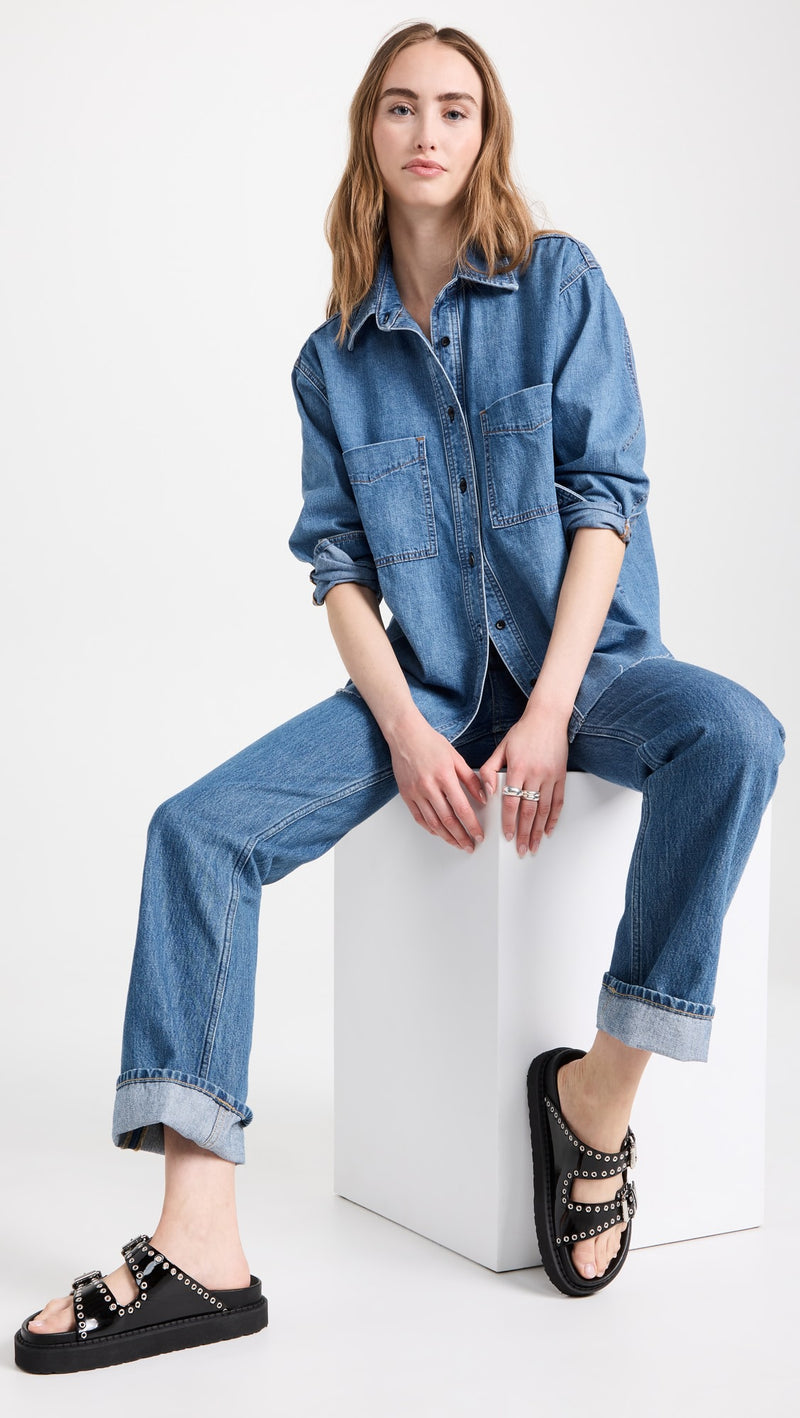 Oversized Denim Shirt Palm Canyon