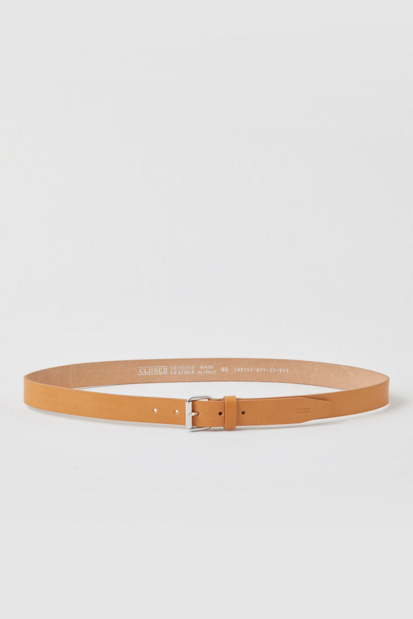 Leather Belt with Metal