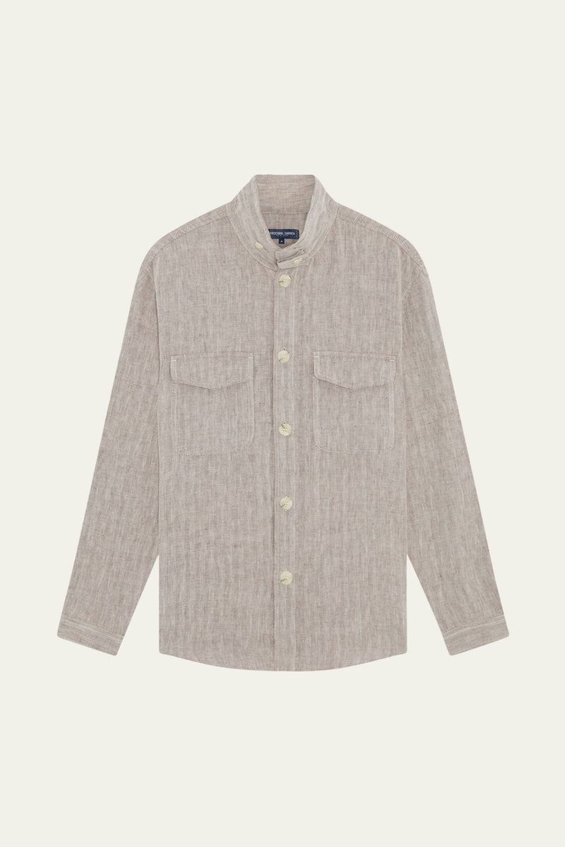 Nuno Casual Linen Blend Shacket