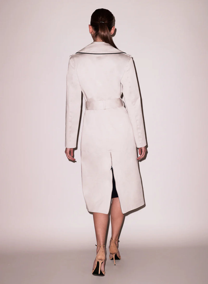 Biscotti Twill Trench