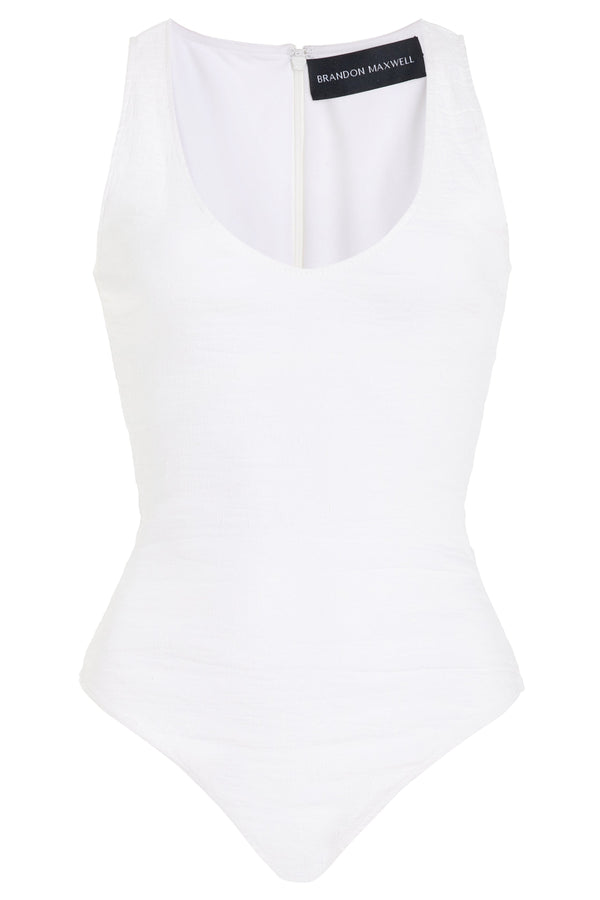 The Janie Scoop Neck Tank Bodysuit