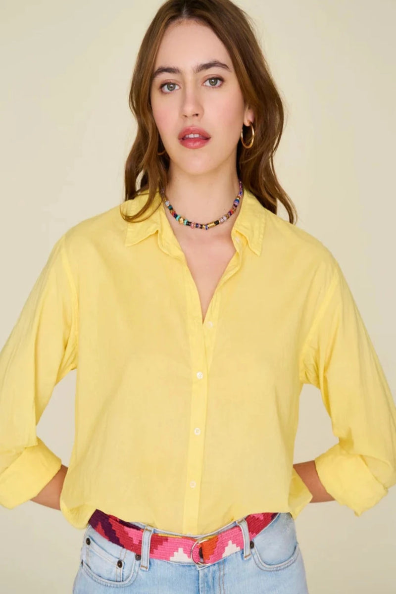 XIRENA Bright Yellow Beau Shirt WOMEN'S SHIRTS