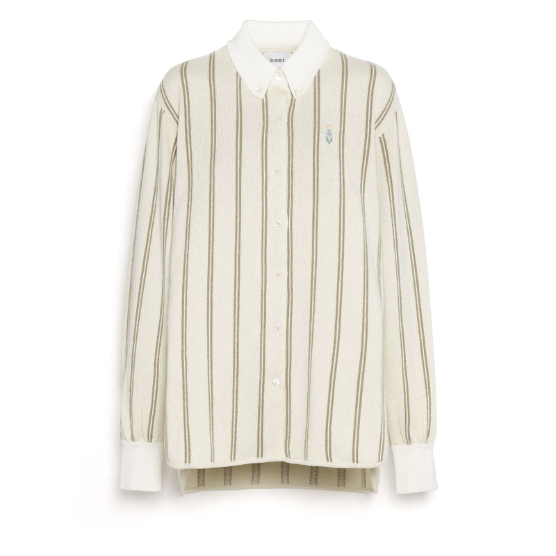 Ladies LS Shirt Oxford Wide Stripe (Final Sale)