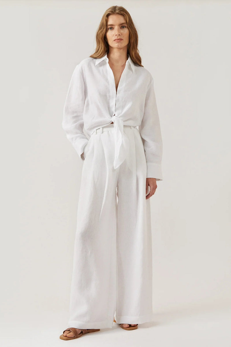 Alma Trousers White