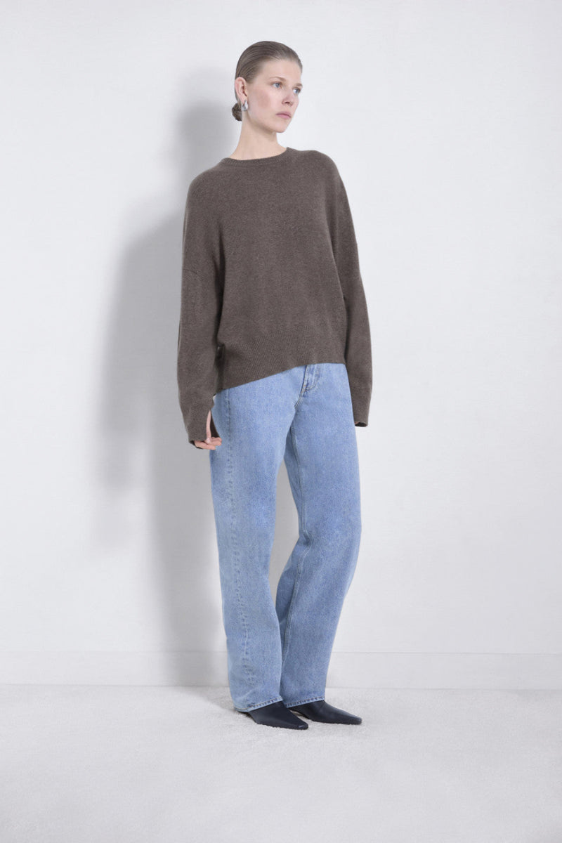 Anaa Cashmere Sweater Wood