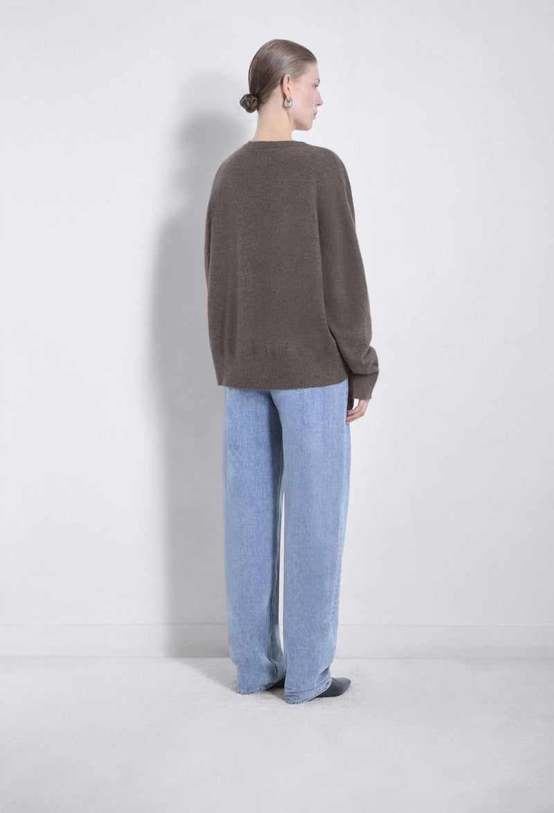 Anaa Cashmere Sweater Wood