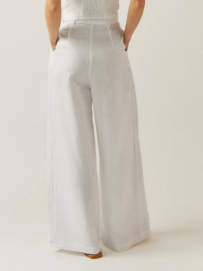 Alma Trousers White