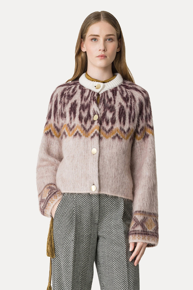 Baby Alpaca "Moiree" Fair Isle Jacquard