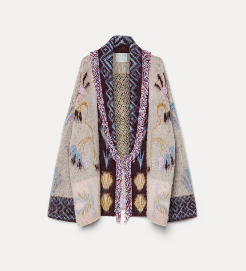 Baby Alpaca "Sogni" Jacquard Long