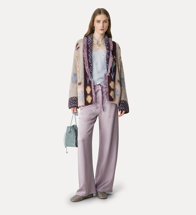 Baby Alpaca "Sogni" Jacquard Long