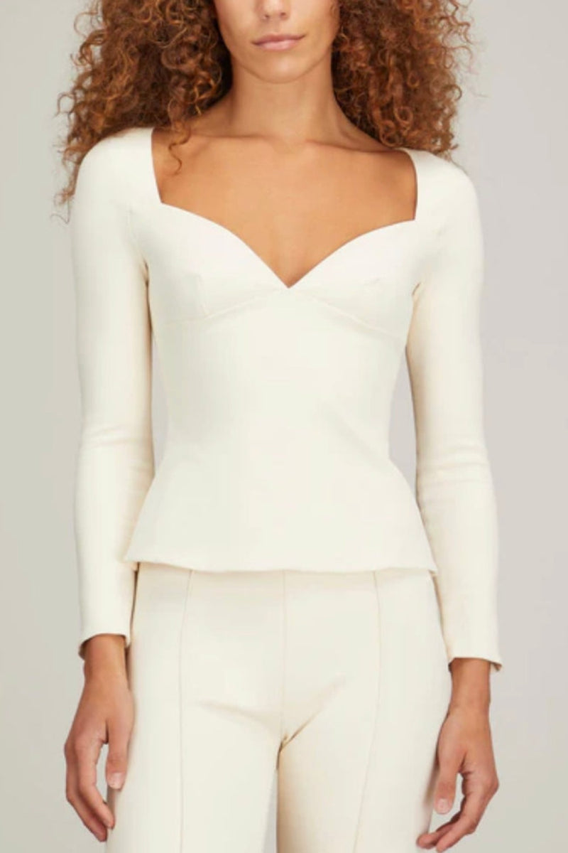 Long sleeve sweetheart top online