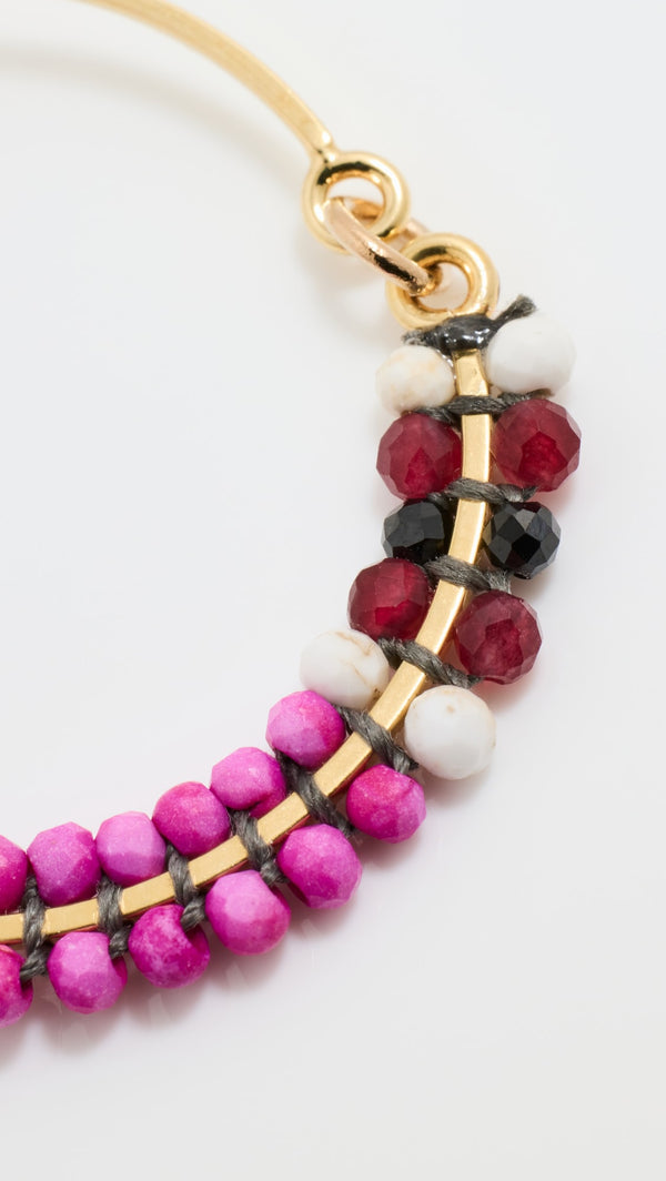 Boucle d'Oreille Earrings Fuchsia (Final Sale)