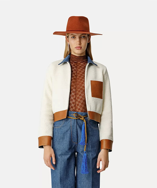Dry Stone Denim and Wool Short Coat