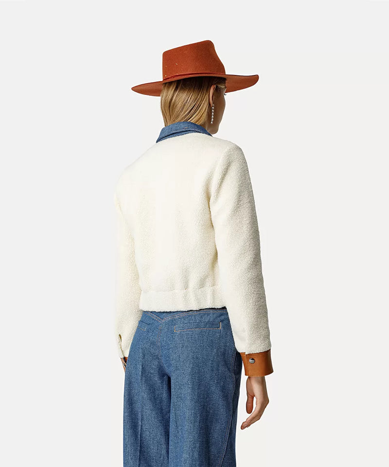Dry Stone Denim and Wool Short Coat