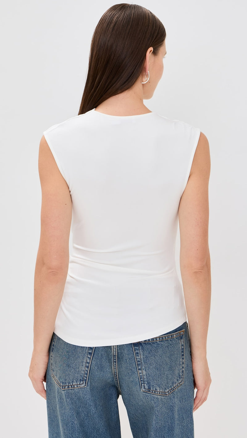 Casmi Sleeveless Top Ivory
