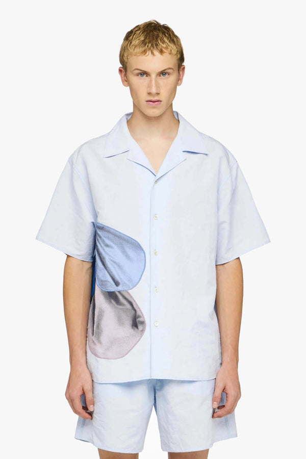 Balloon Embroidery Short Sleeve Shirt