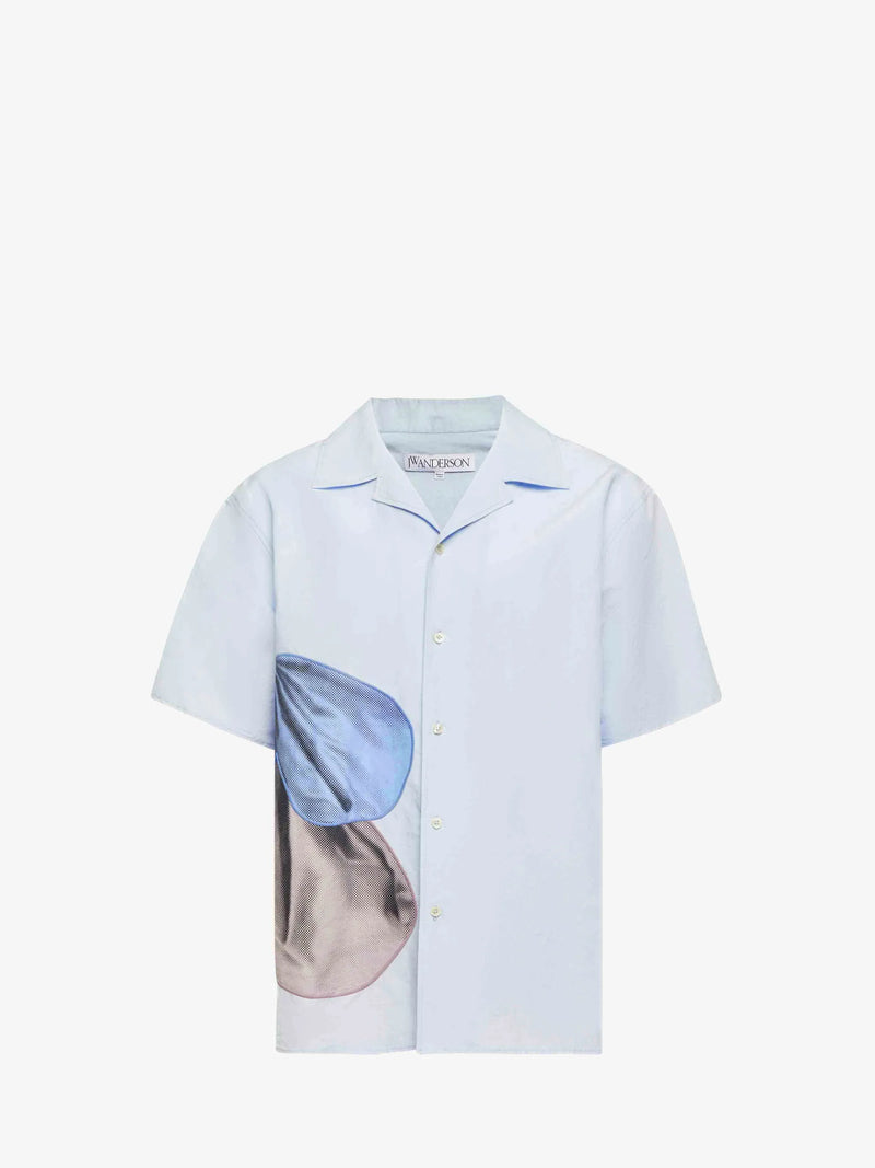 Balloon Embroidery Short Sleeve Shirt