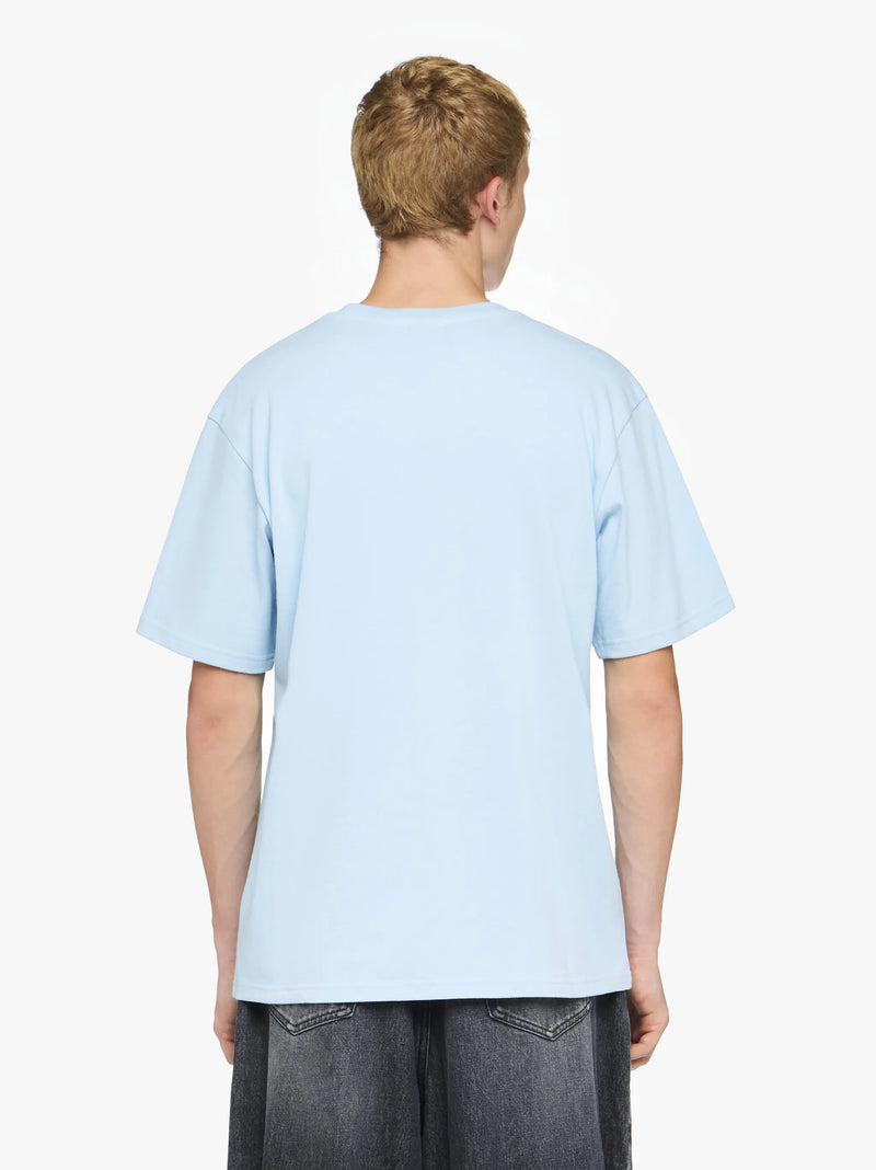 Logo Embroidery T-Shirt Pale Blue