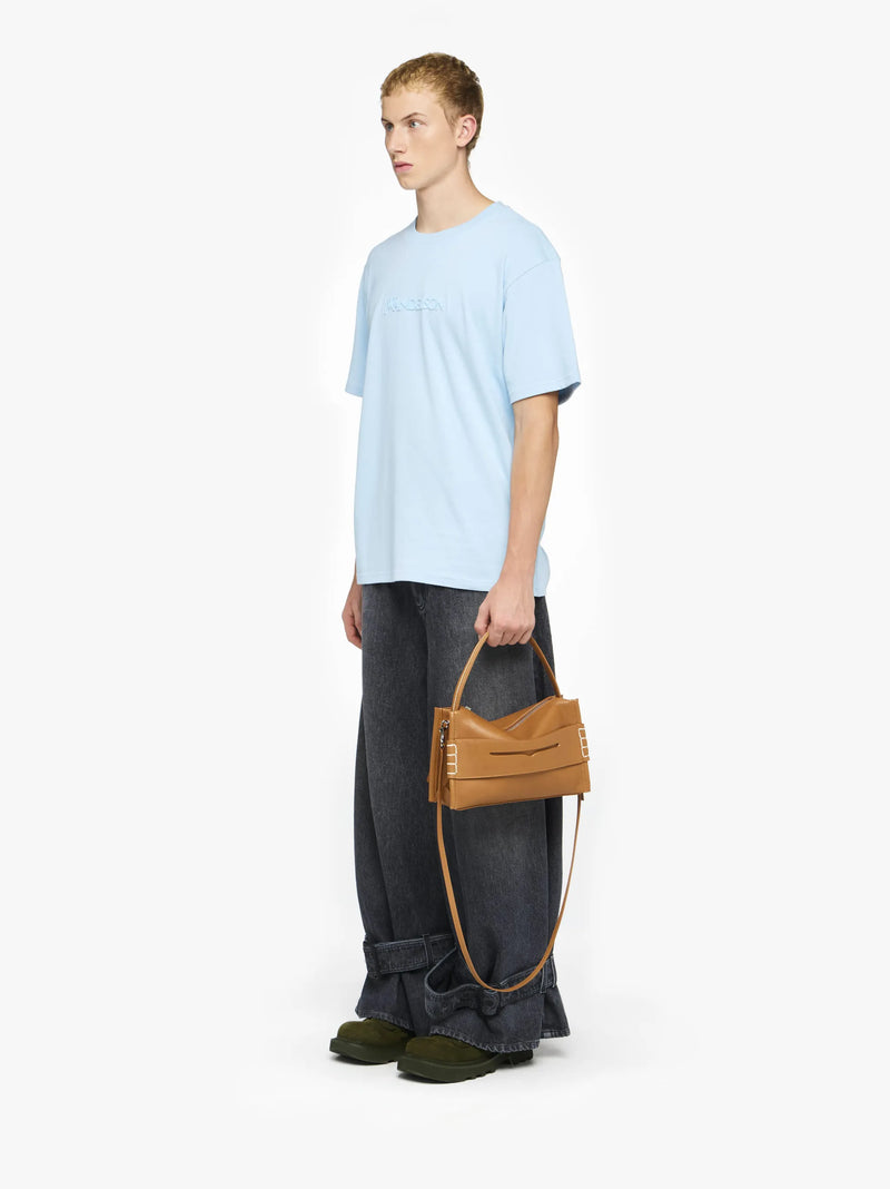 Logo Embroidery T-Shirt Pale Blue