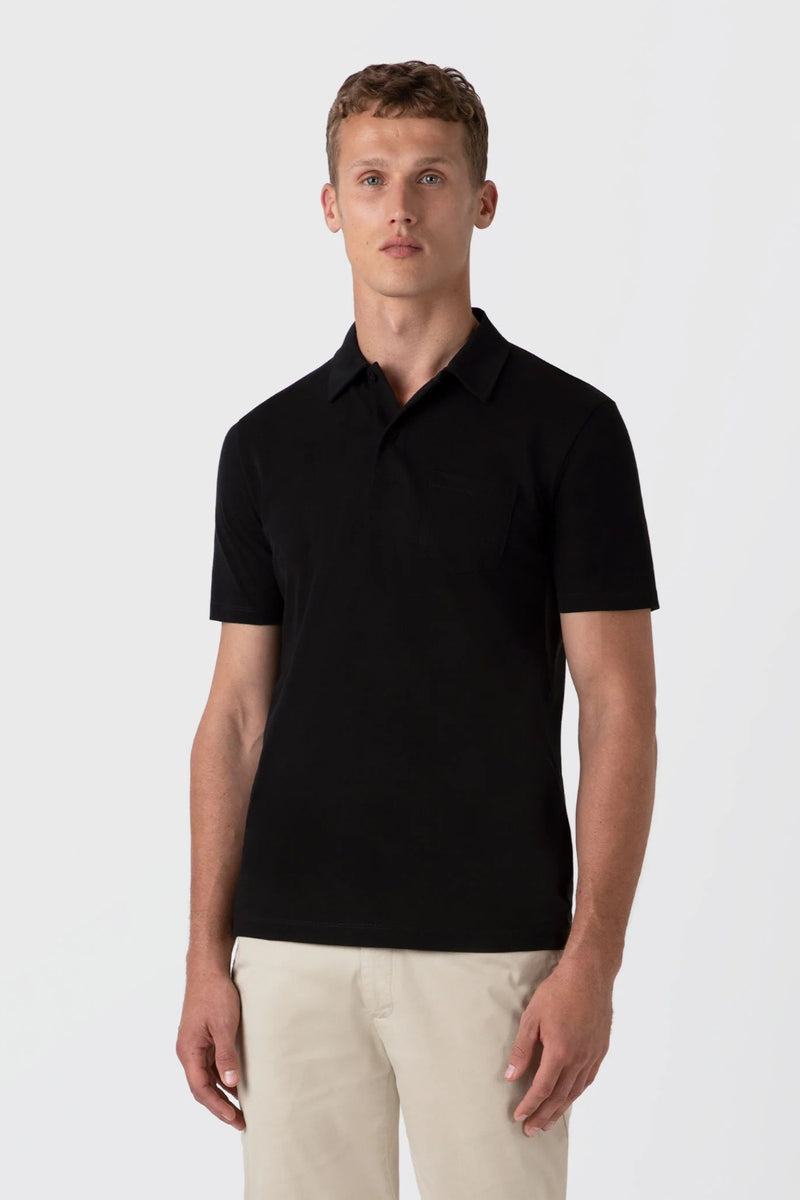 Riviera Black Polo Shirt