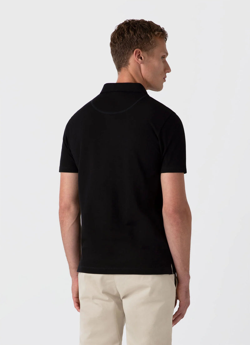 Riviera Black Polo Shirt