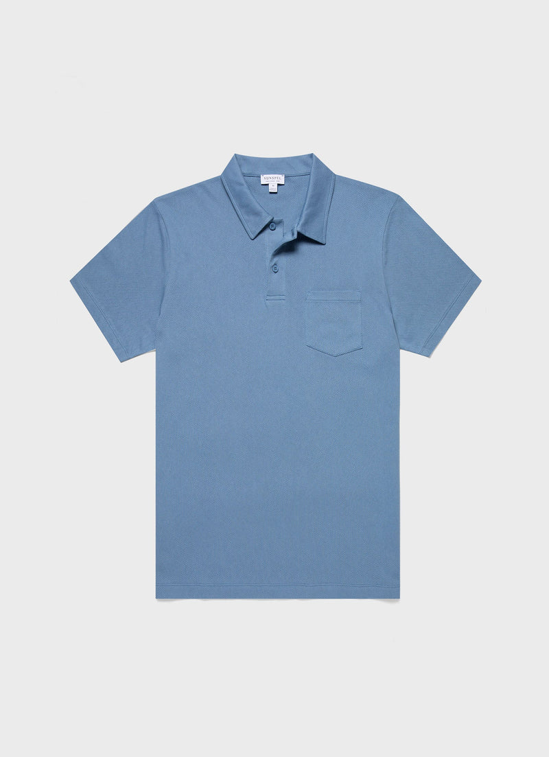 Riviera Polo Shirt Como Blue