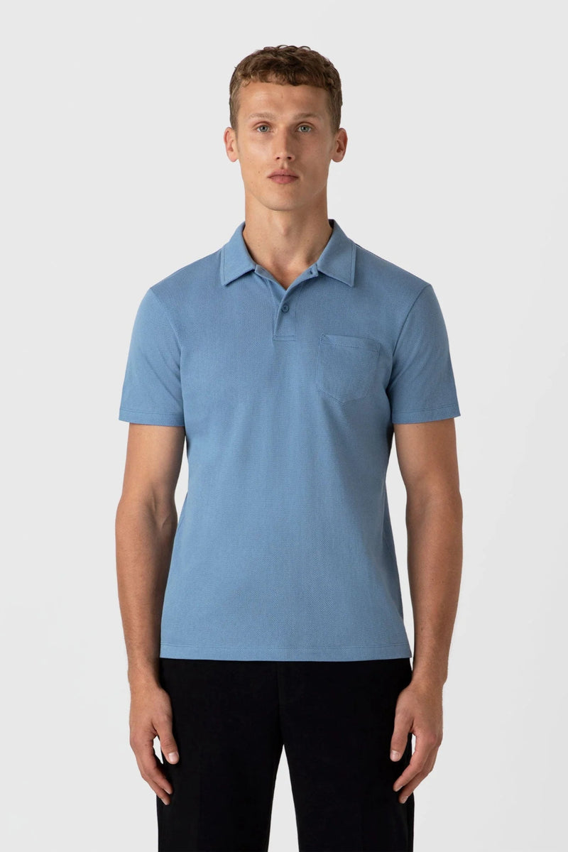 Riviera Polo Shirt Como Blue