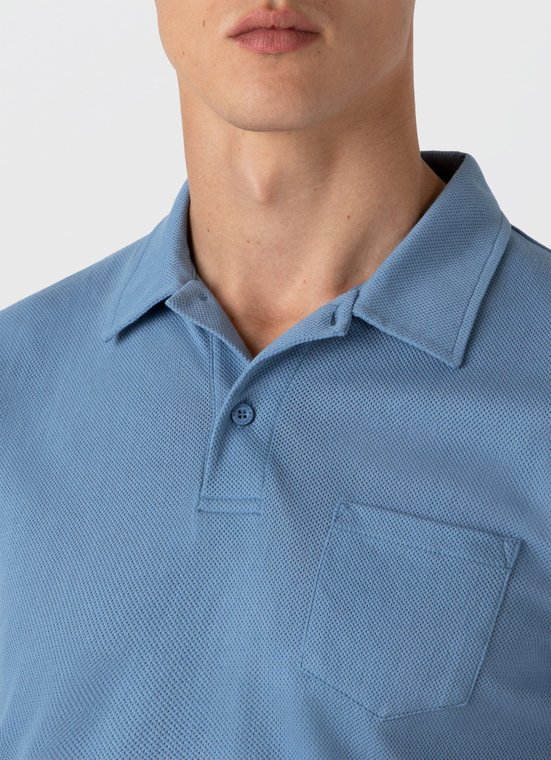 Riviera Polo Shirt Como Blue