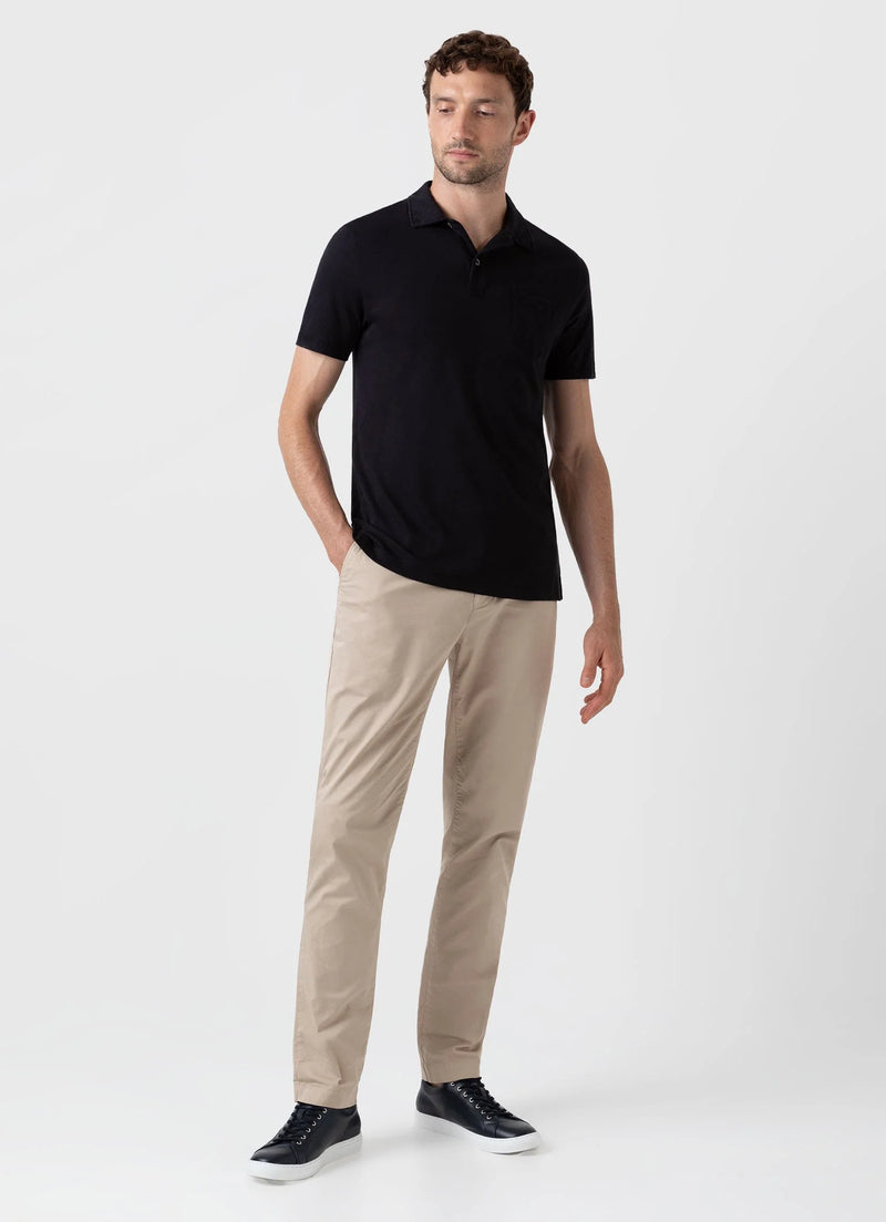 Sea Island SS Polo Shirt Black